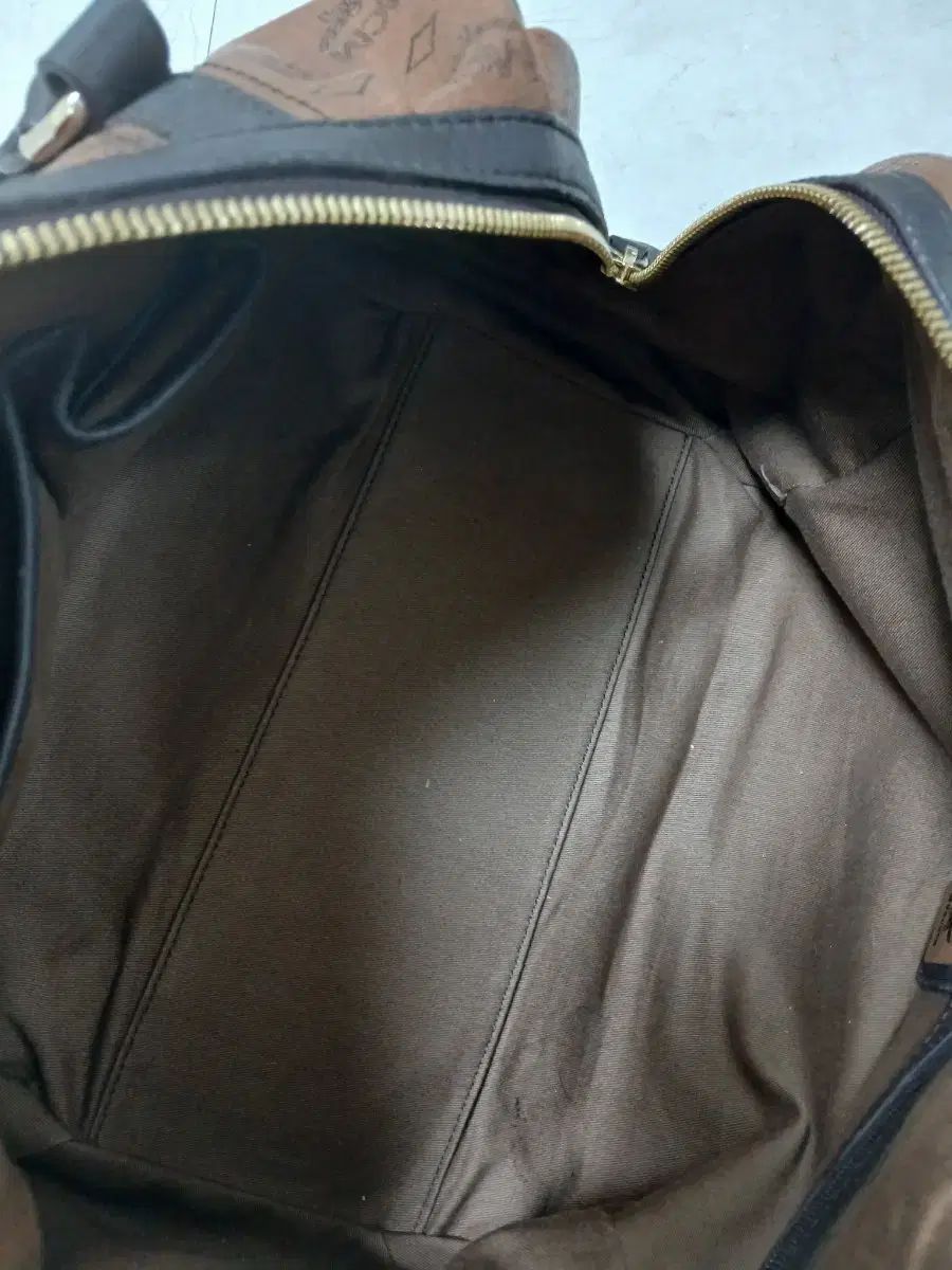 MCM ボストンバッグ ブラウン パータン