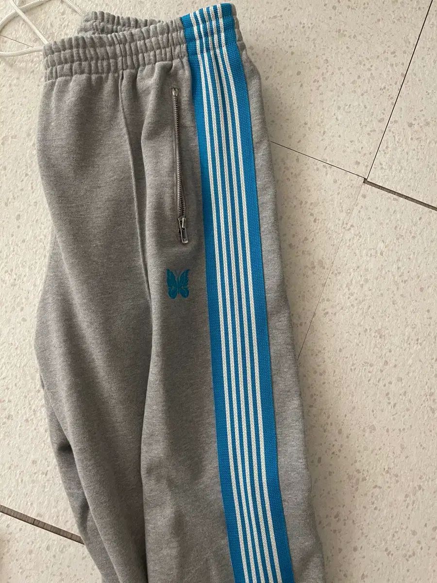 5回未満着用 NEEDLES × LHP トラック パンツ ブルー mサイズ 5回未満着用 NEEDLES × LHP トラック パンツ ブルー mサイズ