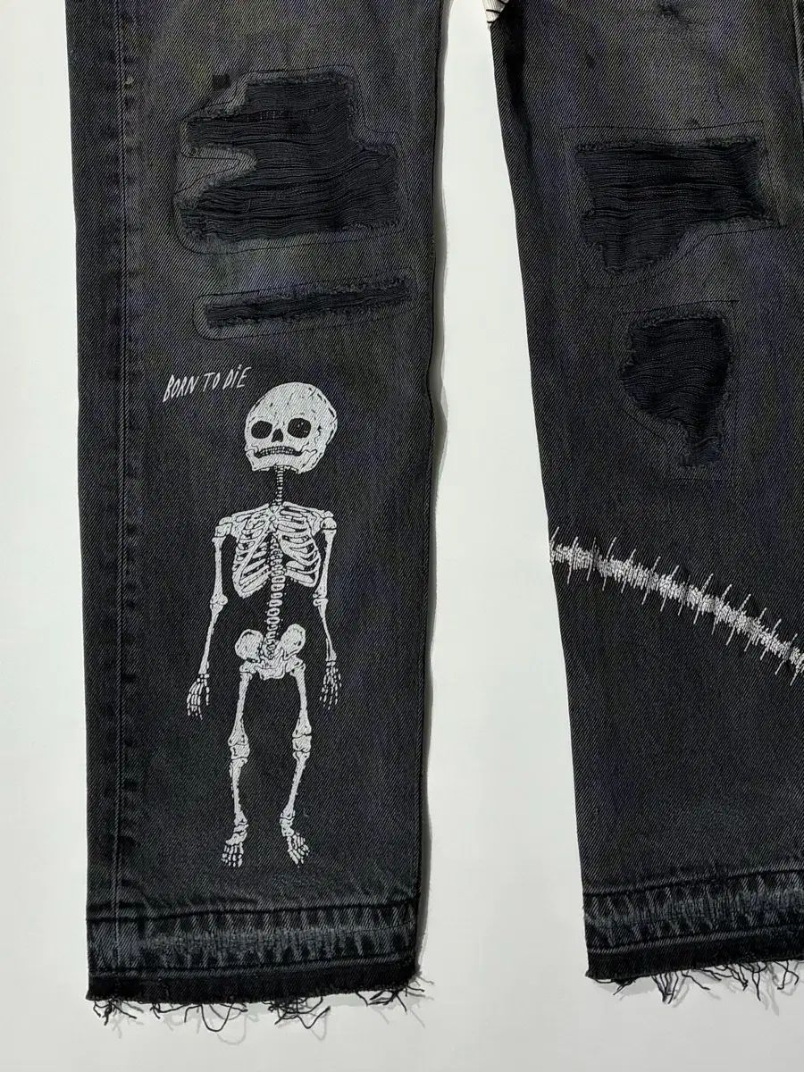 ギャラリー Department 5 FUCK FACE LEVI'S デニム パンツ ブラック 32 サイズ