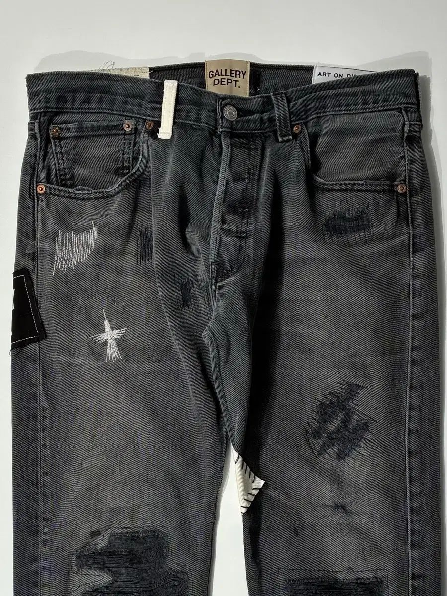 ギャラリー Department 5 FUCK FACE LEVI'S デニム パンツ ブラック 32 サイズ