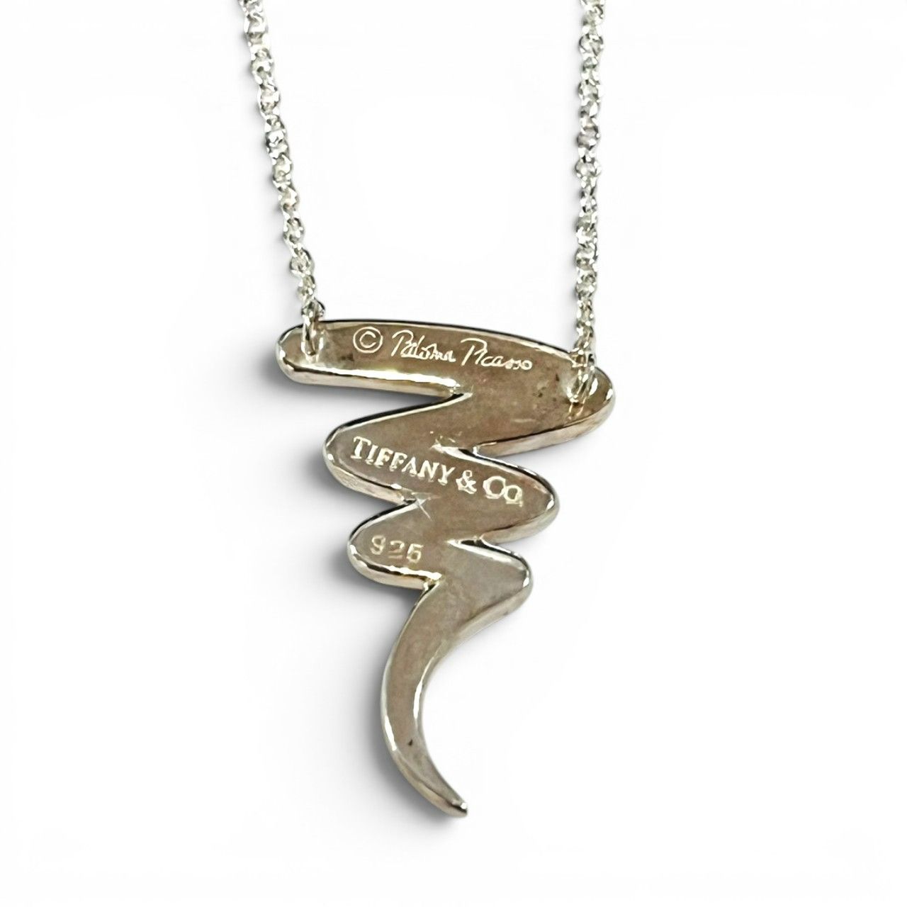 Tiffany &Co./ティファニー パロマピカソ スクリブル SV925 ネックレス ペンダント アクセサリー シルバー Tiffany &Co./ティファニー パロマピカソ スクリブル SV925 ネックレス ペンダント アクセサリー シルバー