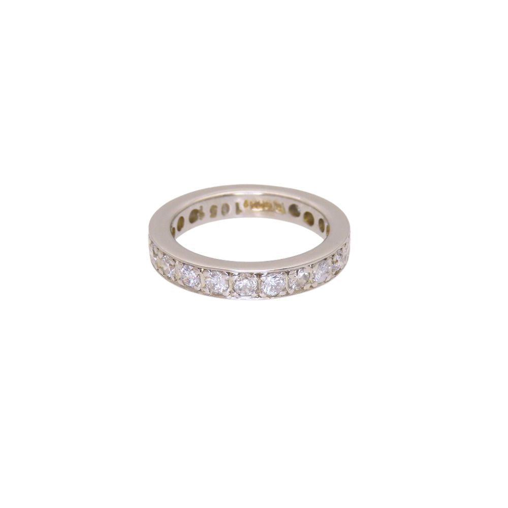 Pt900 ダイヤ1.051ct フルエタニティ リング 指輪 プラチナ/ダイヤモンド 7号 ジュエリー 0058【中古】 レディース Pt900 ダイヤ1.051ct フルエタニティ リング 指輪 プラチナ/ダイヤモンド 7号 ジュエリー 0058【中古】 レディース