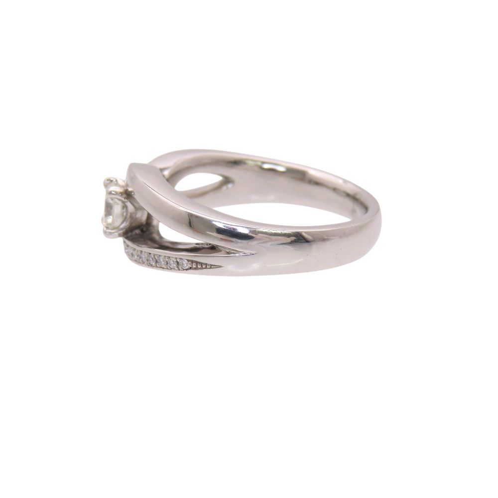 新品同様 ダイヤ0.627ct 0.13ct Pt950 25号 リング・指輪 ダイヤモンド プラチナ 19.1g ジュエリー 0078【中古】