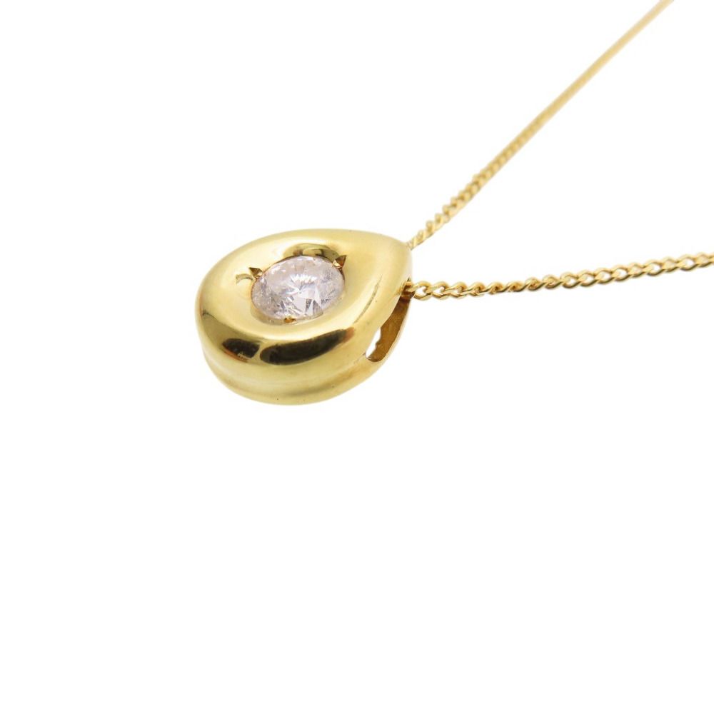 美品 ウノアエレ K18YG ダイヤ0.356ct ネックレス イエローゴールド ダイヤモンド ジュエリー 0070【中古】UNOAERRE 美品 ウノアエレ K18YG ダイヤ0.356ct ネックレス イエローゴールド ダイヤモンド ジュエリー 0070【中古】UNOAERRE