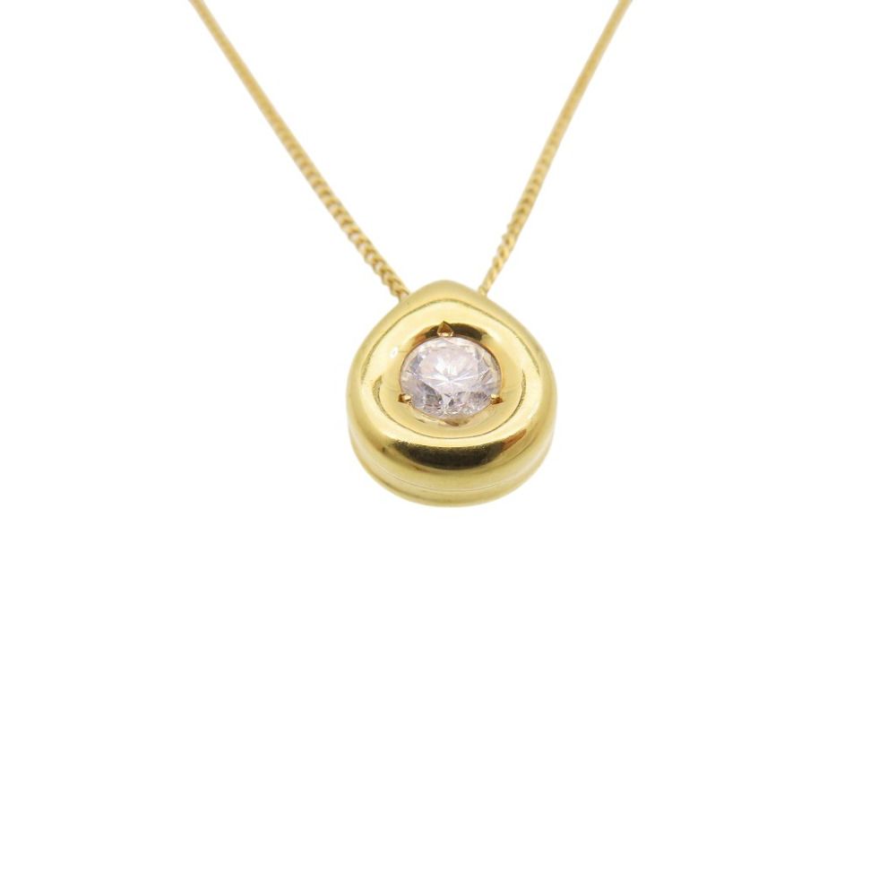 美品 ウノアエレ K18YG ダイヤ0.356ct ネックレス イエローゴールド ダイヤモンド ジュエリー 0070【中古】UNOAERRE 美品 ウノアエレ K18YG ダイヤ0.356ct ネックレス イエローゴールド ダイヤモンド ジュエリー 0070【中古】UNOAERRE