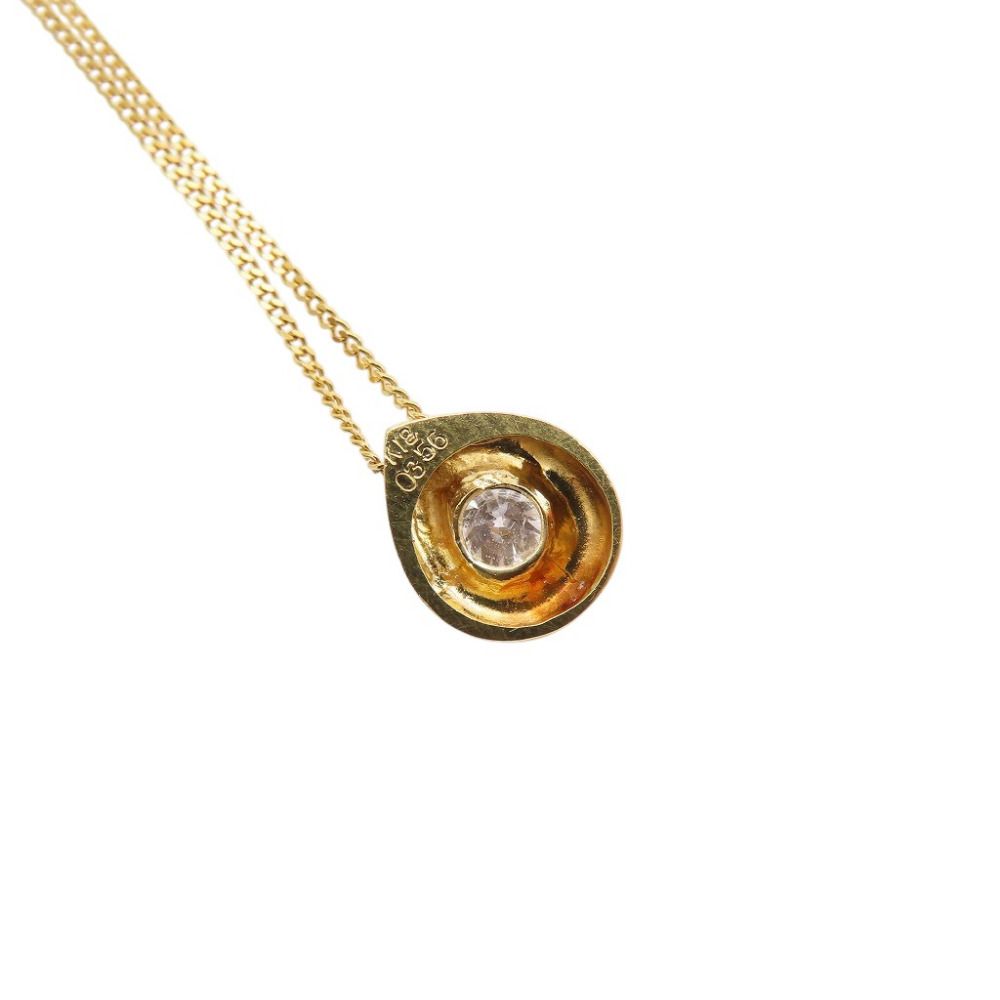 美品 ウノアエレ K18YG ダイヤ0.356ct ネックレス イエローゴールド ダイヤモンド ジュエリー 0070【中古】UNOAERRE 美品 ウノアエレ K18YG ダイヤ0.356ct ネックレス イエローゴールド ダイヤモンド ジュエリー 0070【中古】UNOAERRE