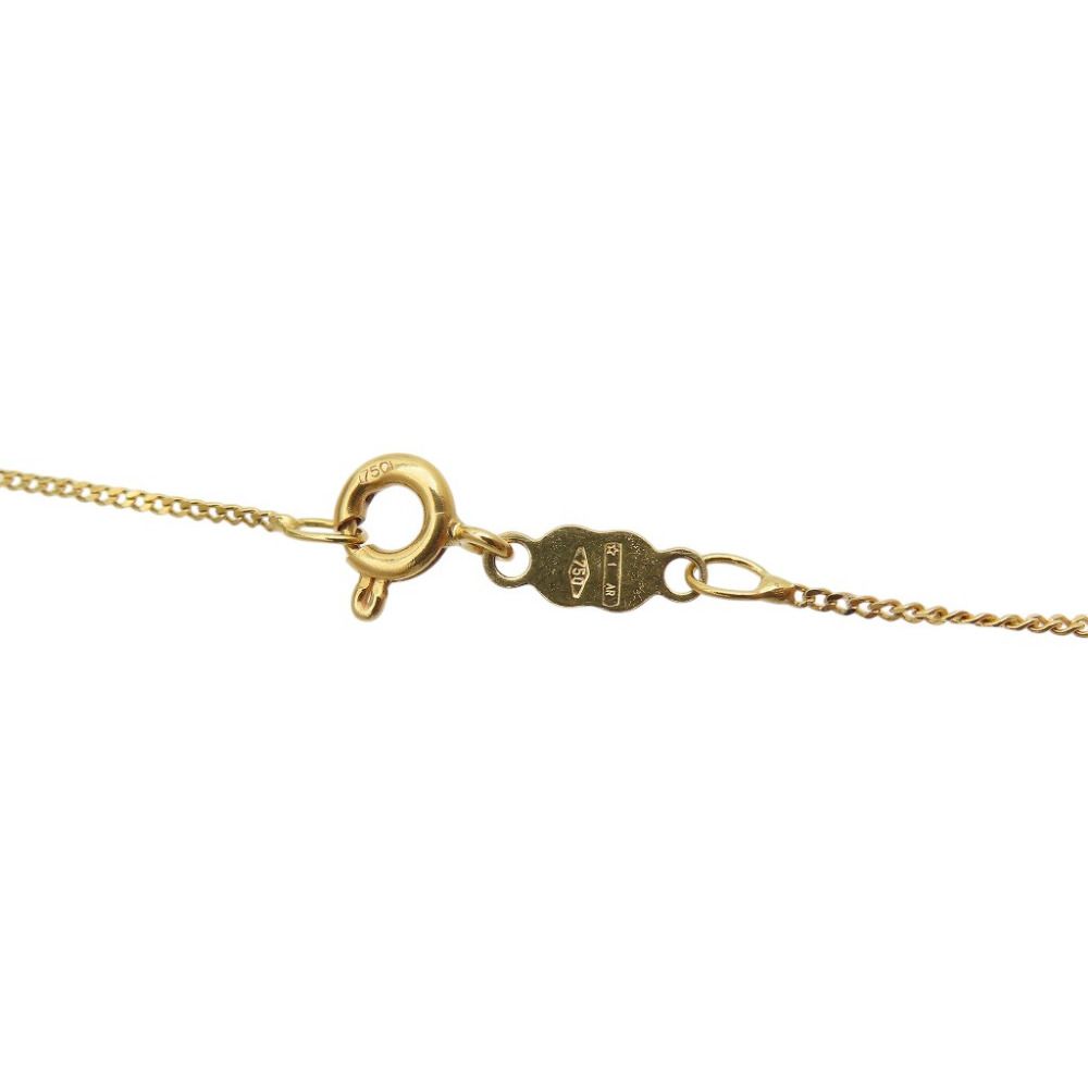 美品 ウノアエレ K18YG ダイヤ0.356ct ネックレス イエローゴールド ダイヤモンド ジュエリー 0070【中古】UNOAERRE 美品 ウノアエレ K18YG ダイヤ0.356ct ネックレス イエローゴールド ダイヤモンド ジュエリー 0070【中古】UNOAERRE
