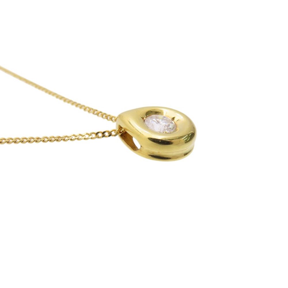 美品 ウノアエレ K18YG ダイヤ0.356ct ネックレス イエローゴールド ダイヤモンド ジュエリー 0070【中古】UNOAERRE 美品 ウノアエレ K18YG ダイヤ0.356ct ネックレス イエローゴールド ダイヤモンド ジュエリー 0070【中古】UNOAERRE