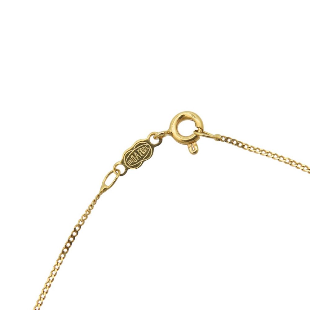 美品 ウノアエレ K18YG ダイヤ0.356ct ネックレス イエローゴールド ダイヤモンド ジュエリー 0070【中古】UNOAERRE 美品 ウノアエレ K18YG ダイヤ0.356ct ネックレス イエローゴールド ダイヤモンド ジュエリー 0070【中古】UNOAERRE