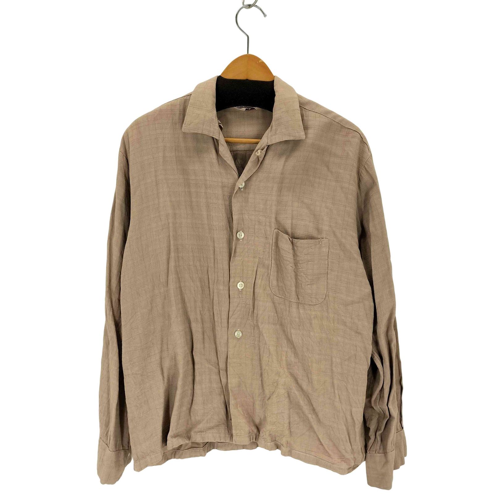 ユーズドフルギ USED古着 {{HILL 'N 'DALE}} 50~60s L/S 開襟 ボックスオープンカラーシャツ メンズ JPN：L 19,544円
