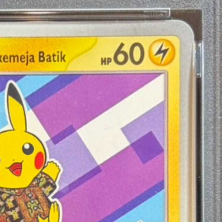 バティックピカチュウ　psa10 ネイティオ柄 PSA10】バティックシャツのピカチュウ 《インドネシア語/ネイティオ柄