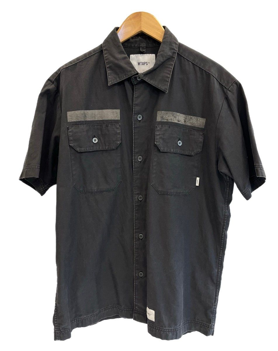 ダブルタップス WTAPS 19SS DECK SS SHIRT 黒 191TQDT-SHM02 2 半袖シャツ ブラック 101MT-6262