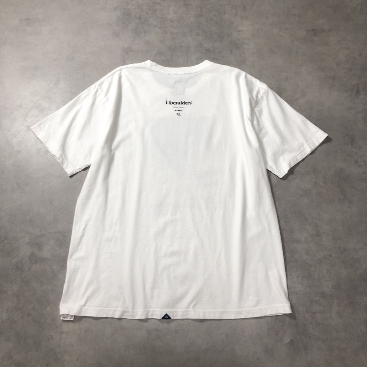 GQ5469◇Liberaiders RHC：フォトTシャツ◇L◇ホワイト系 Ron Herman