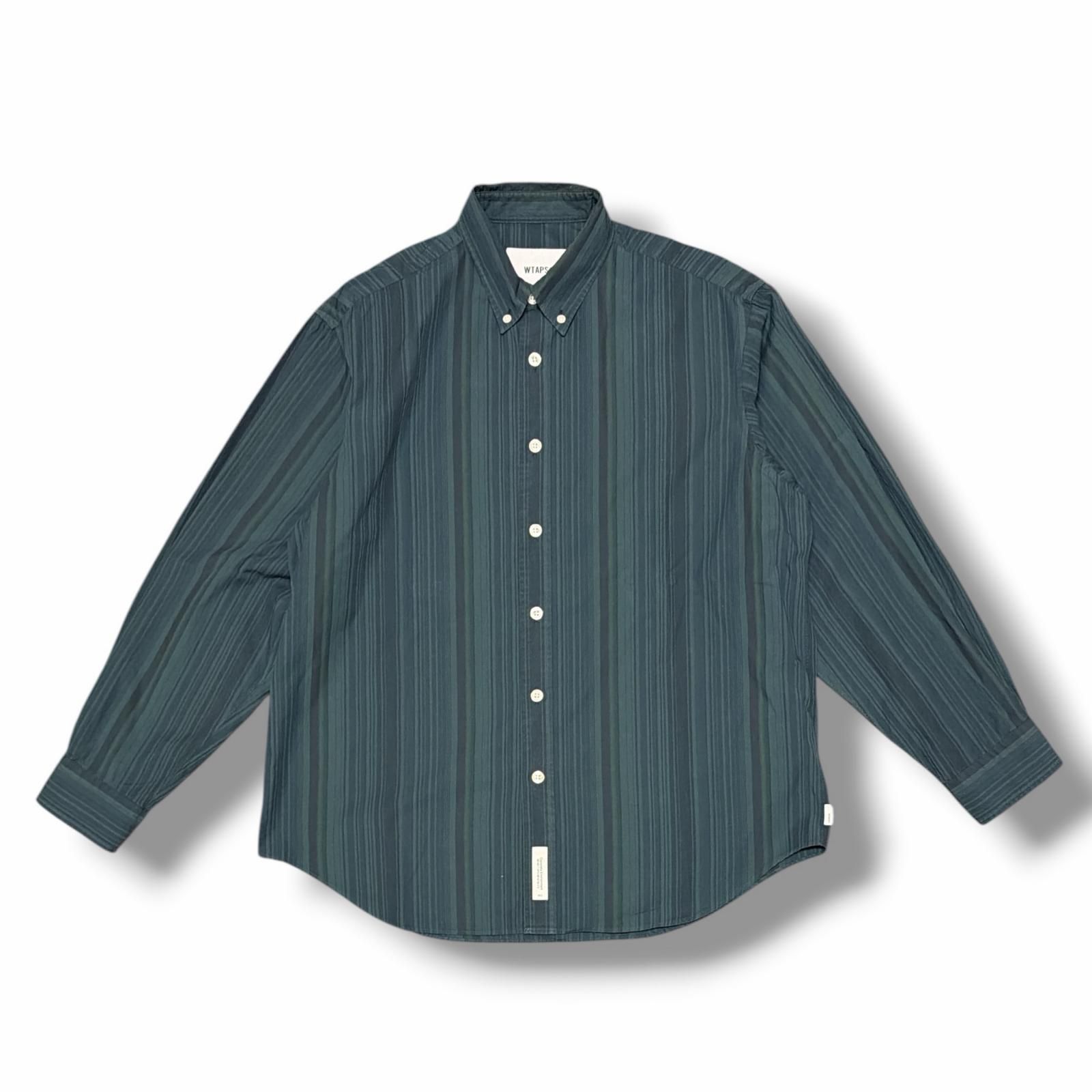 WTAPS 25AW BD 05 / LS / COTTON. BROADCLOTH. TEXTILE. RF シャツ ダブルタップス 252CWDT-SHM03 ブラック M （15355M）
