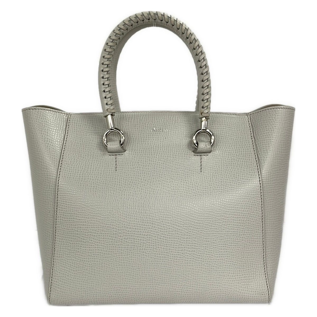 Max Mara(マックスマーラ) トートバッグ - ライトグレー レザー