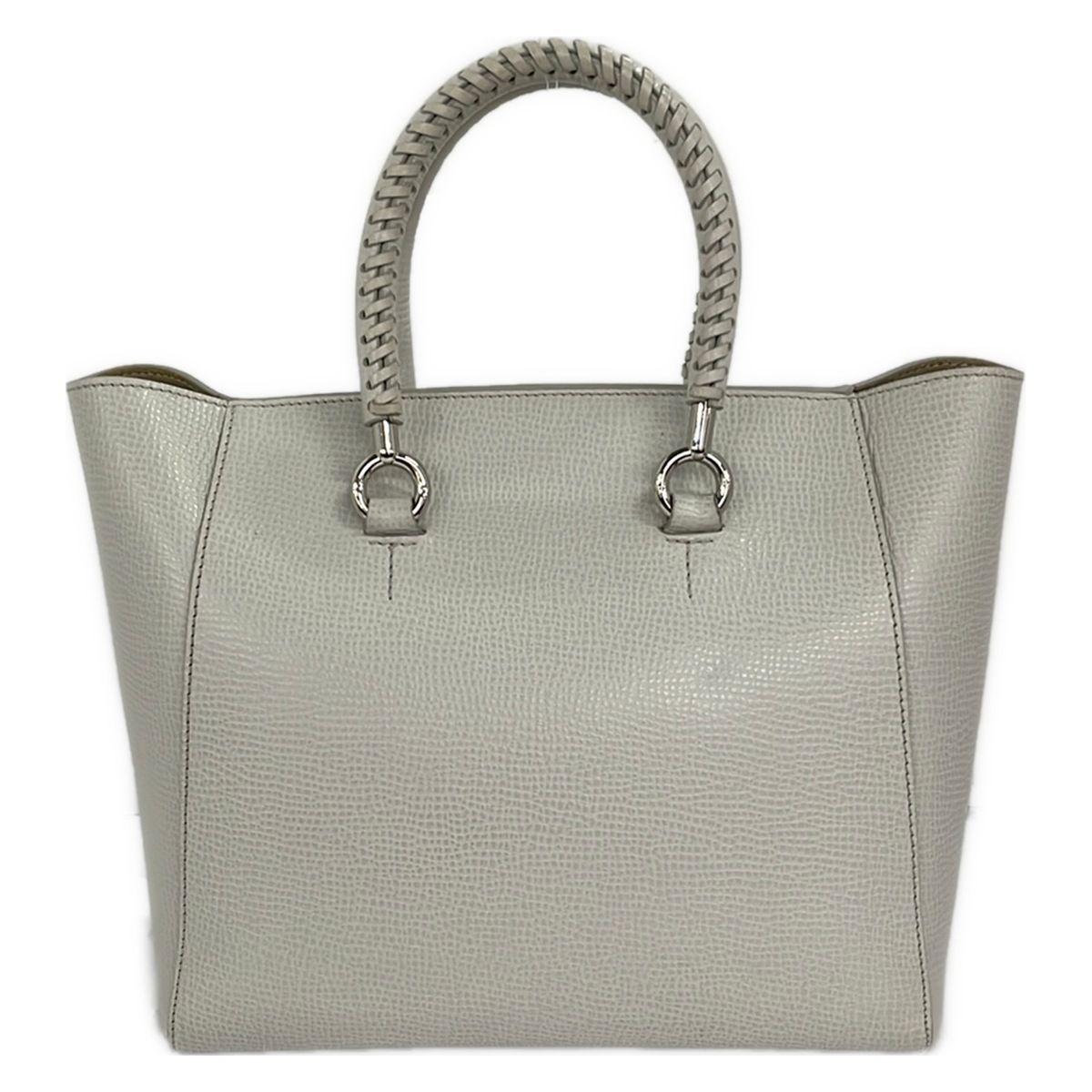 Max Mara(マックスマーラ) トートバッグ - ライトグレー レザー