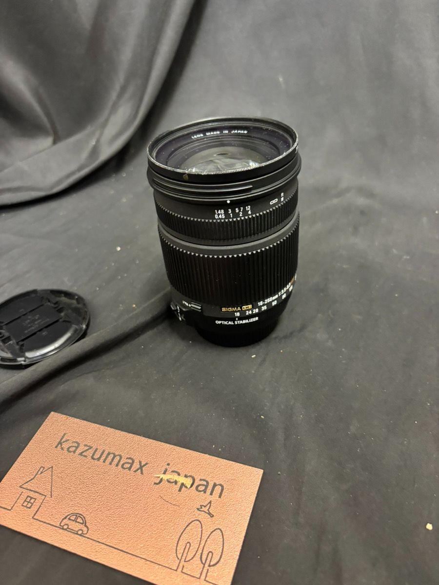 SIGMA 18-250mm F3.5-6.3 DC OS HSM 動作品 ニコン用 高倍率ズームレンズ 訳あり（s-4）