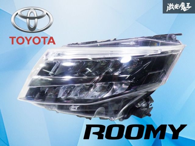 【10000km外し！】トヨタ純正 ルーミー ヘッドライト M900A M910A カスタム 後期 LED ヘッドランプ 左 左側 助手席側 STANLEY W6242