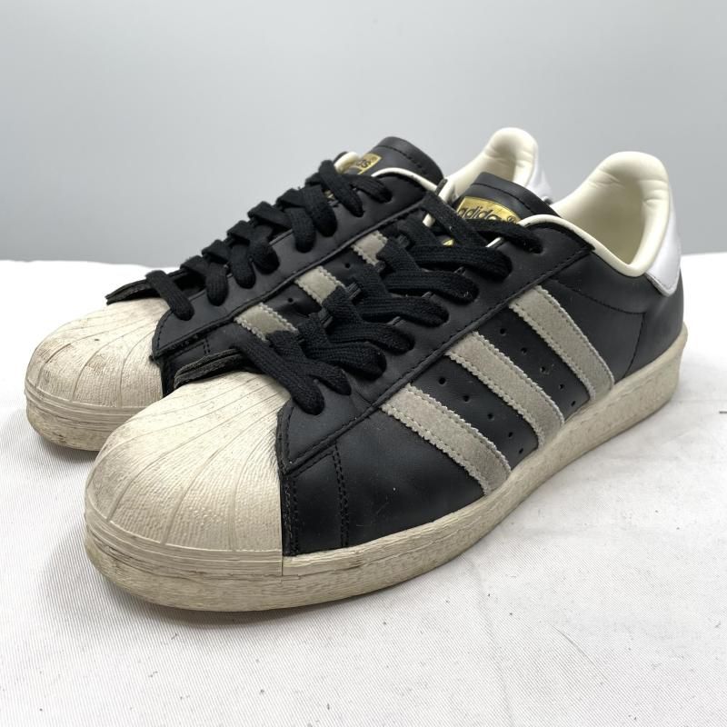 【中古】adidas SUPERSTAR 82 FI 26.5cm IE4195 ブラック　スニーカー アディダス スーパースター[17]