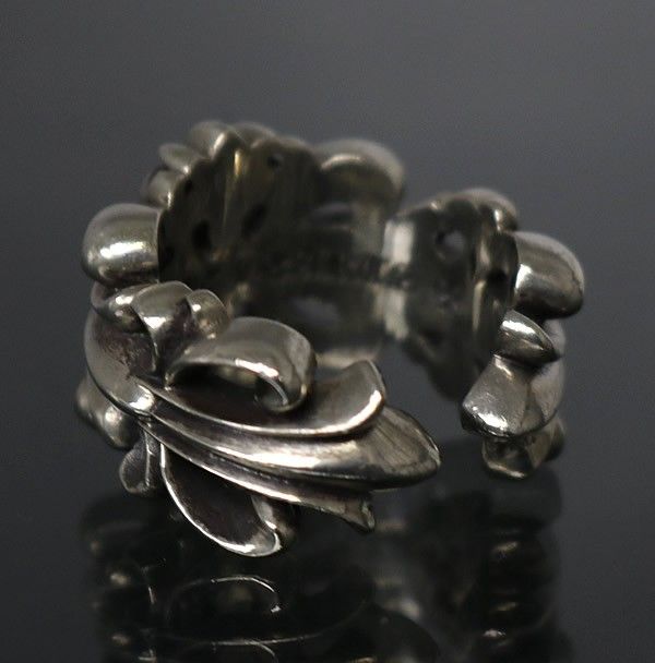 CHROME HEARTS 銀座店 クロムハーツ ダブルフローラルクロス リング