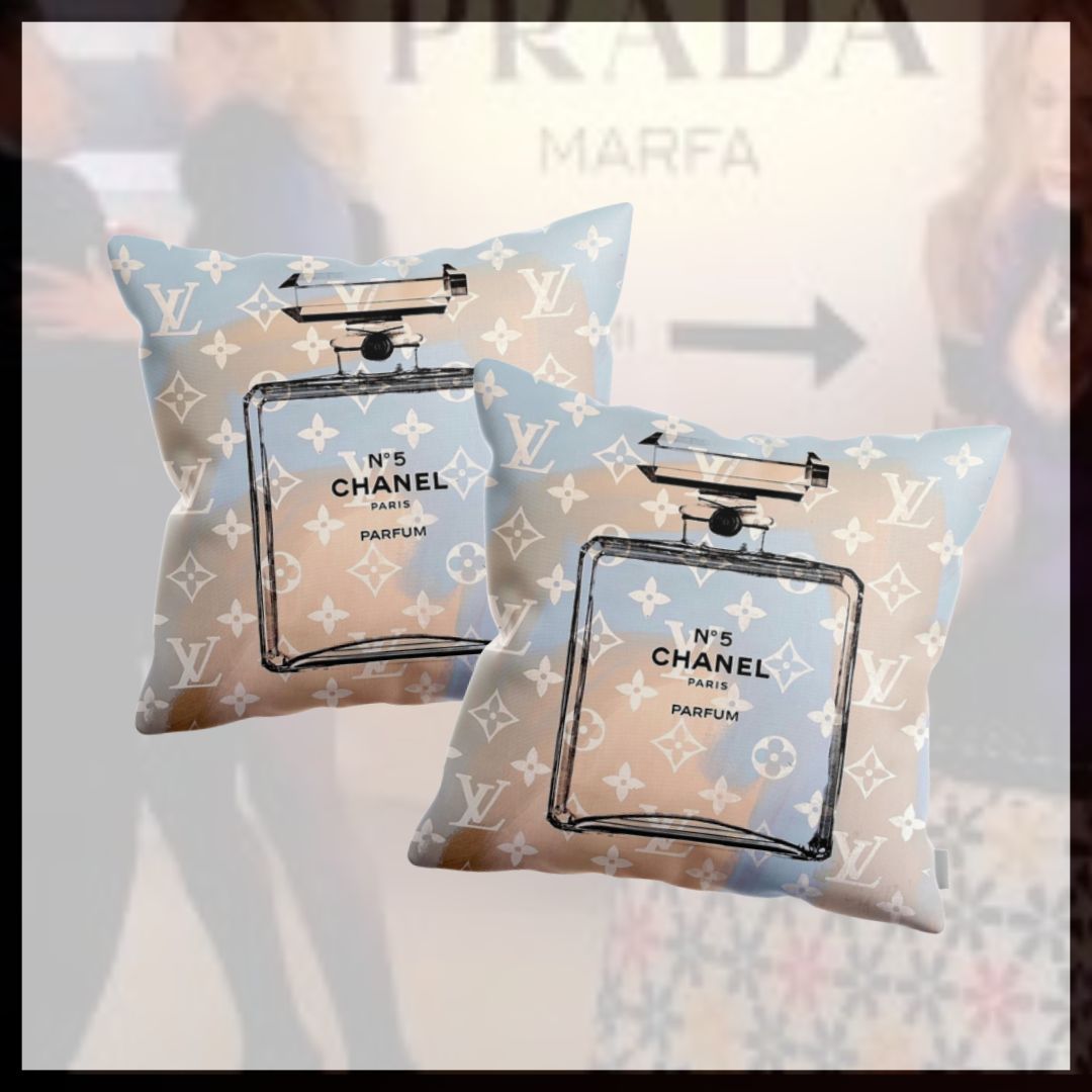 CHANEL CCロゴ クッション2点セット カバー モノクロ/C.H.A.N.E.L/クッションカバー2点SET - メルカリ