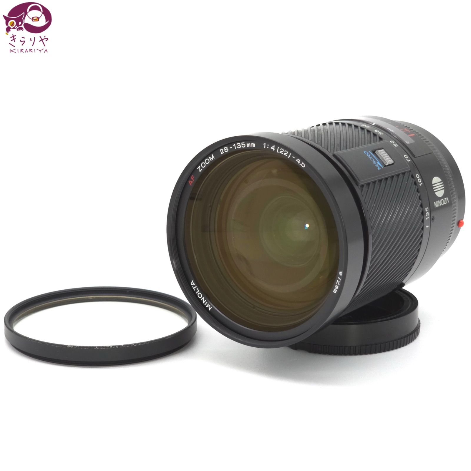 MINOLTA ミノルタ 28-135mm 1:4(22)-4.5 AF ZOOM レンズ 動作未確認