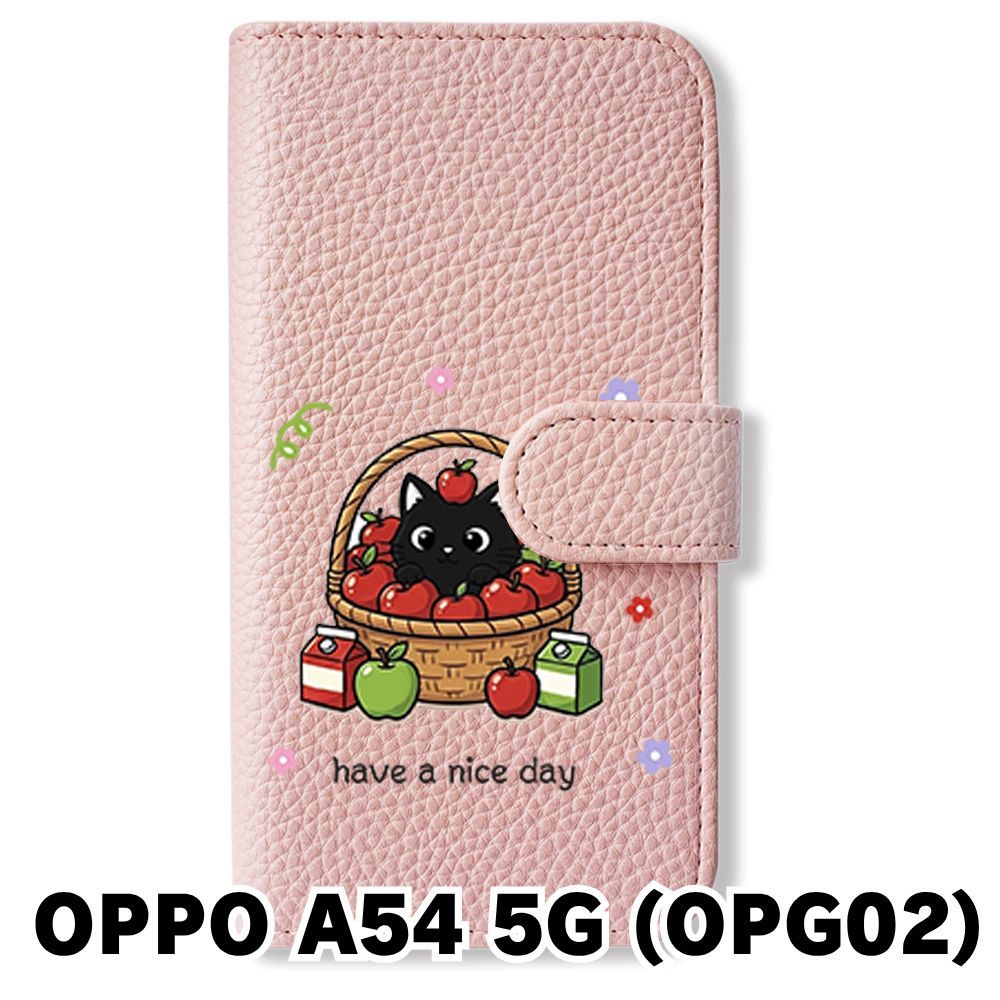 新品未使用】 OPPO A54 5G OPG02 手帳型スマホ ケース カバー (色