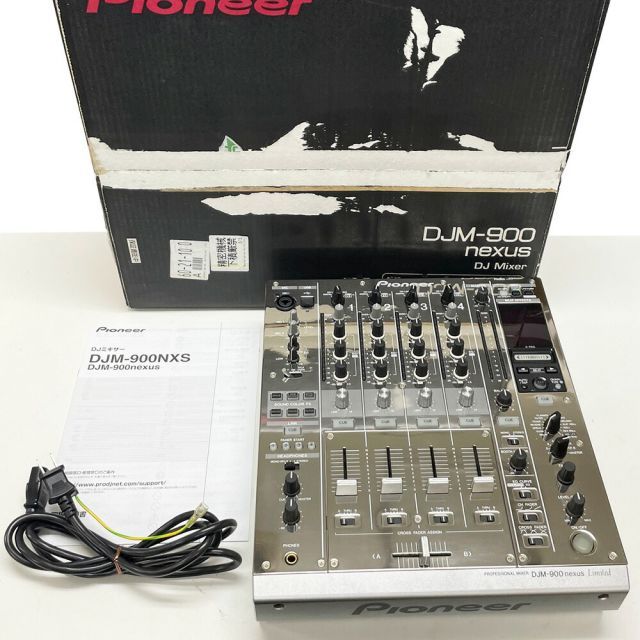 《中古品》 PIONEER DJミキサー DJM-900nexus Platinum Edition ×2台セット (2013年製 / シリアルNO入)