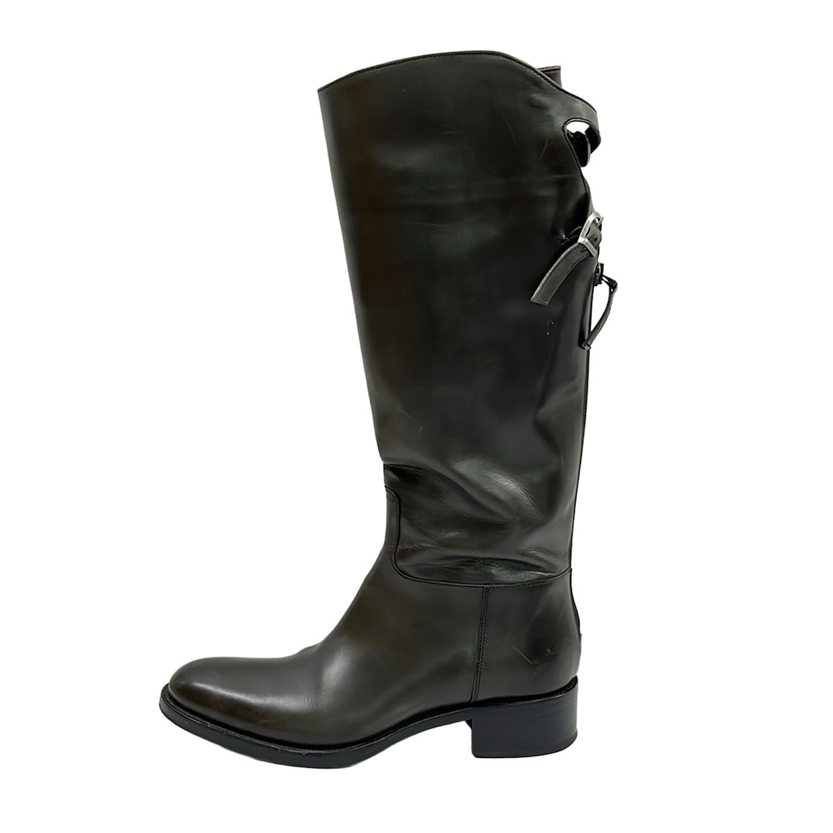 SARTORE(サルトル) ロングブーツ 37 レディース - 黒 レザー - メルカリ
