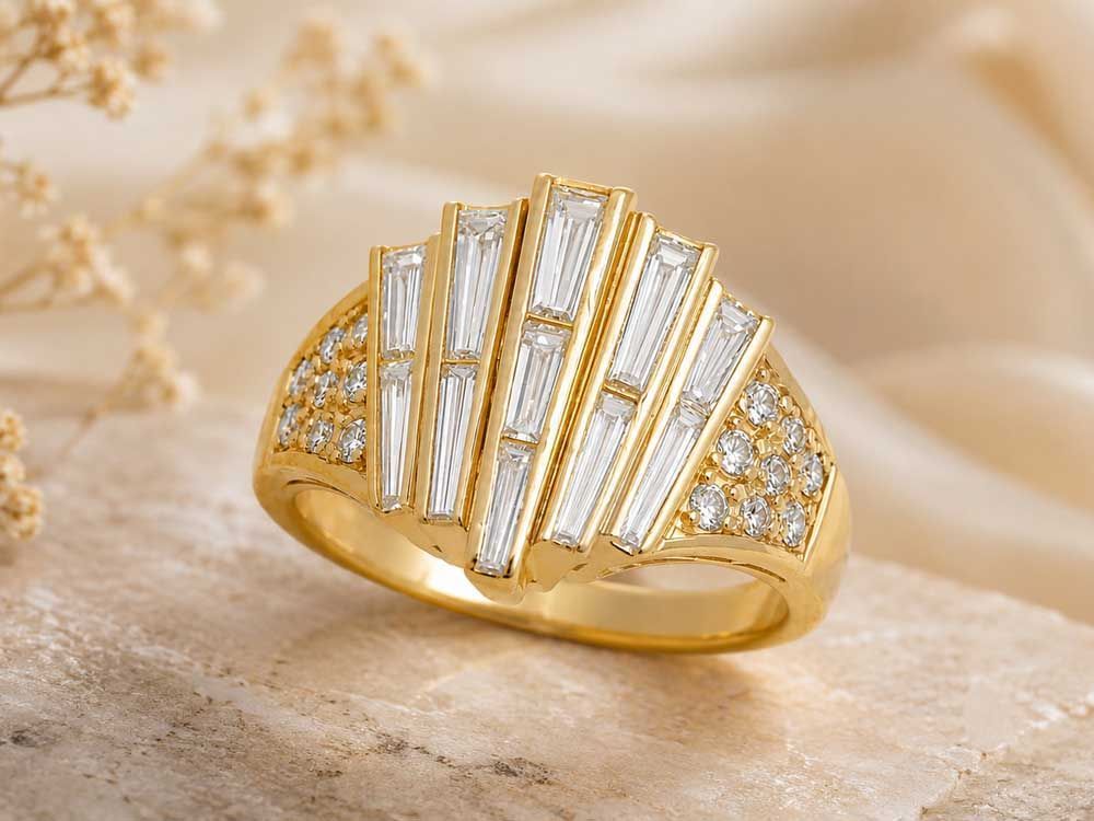 ミキモトK18 ダイヤモンドリング 6.96g 10号　Jewelry MIKIMOTO Dia1.03ct Ring