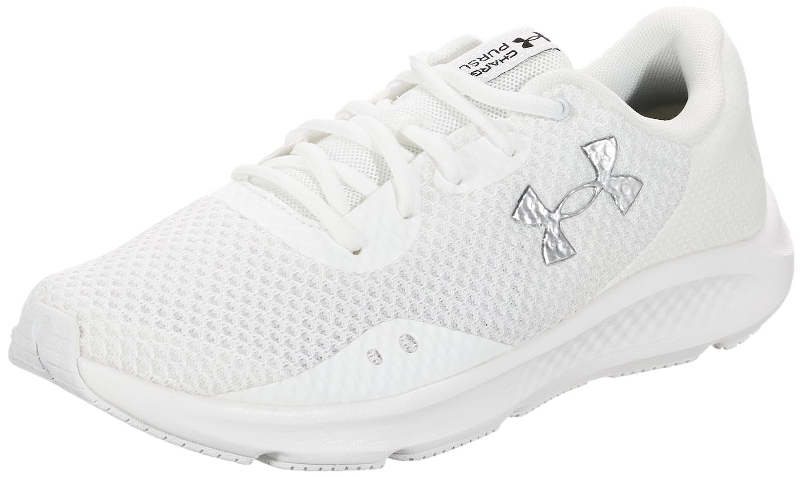 [アンダーアーマー] UAチャージド パスート3White White Metallic Silver28.0 [ホワイト ホワイト メタリックシルバー] [28.0 cm D]