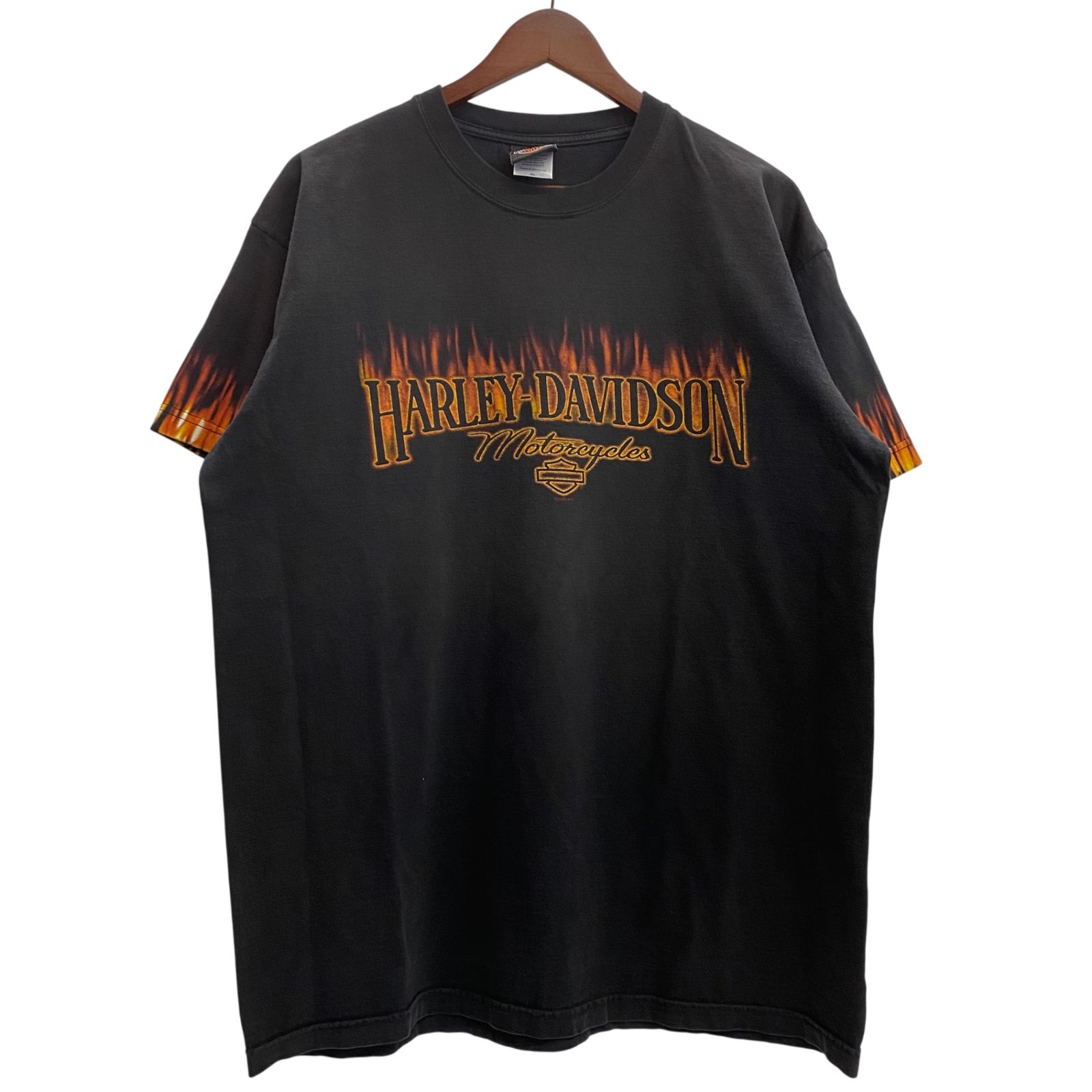 ハーレーダビットソン HARLEY-DAVIDSON 00´s 両面袖プリント 