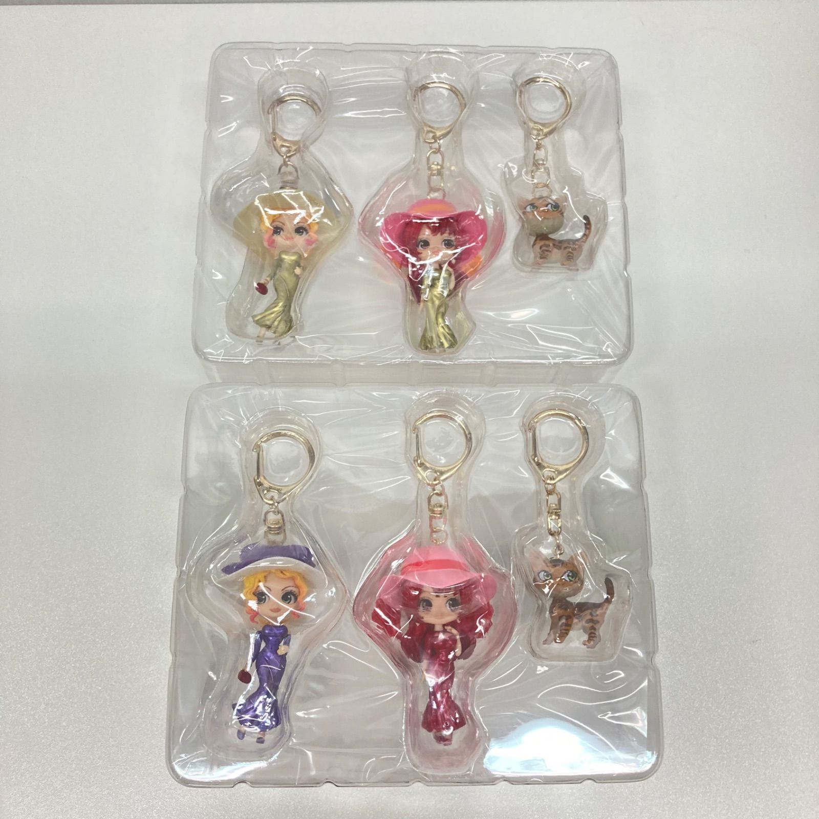 Q posket petit premium　叶姉妹ファビュラスなキーホルダー　セット