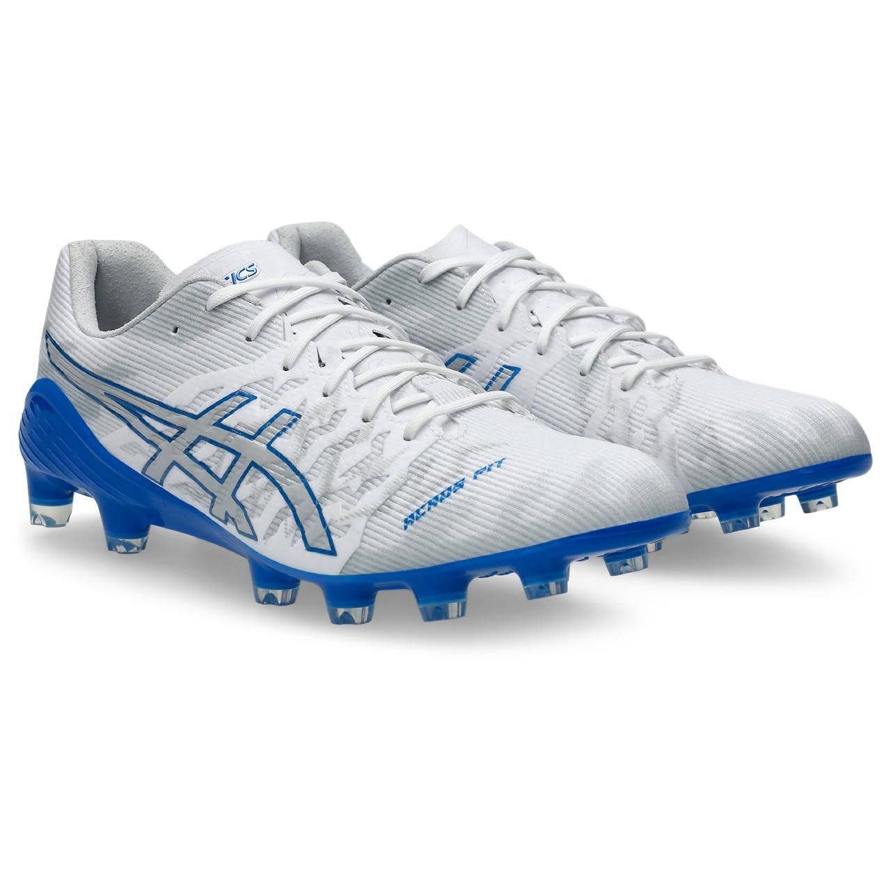 [アシックス] サッカースパイク DS LIGHT ACROS 3 1101A070 メンズ 102(ホワイト/エレクトリックブルー) 27.5 cm 2E [102(ホワイト/エレクトリックブルー)] [27.5 cm 2E]