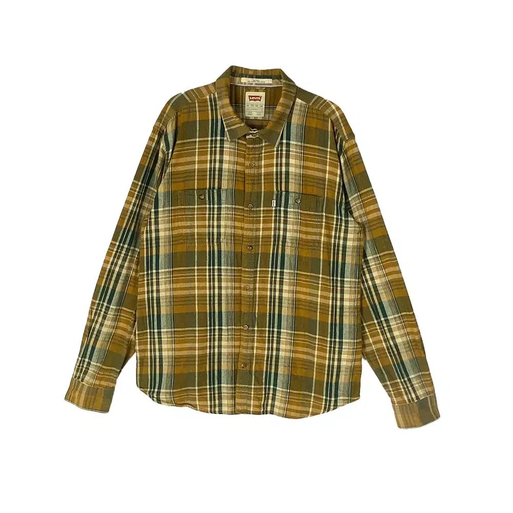 1297 リーバイス フランネル シャツ チェック柄 (XXL)
