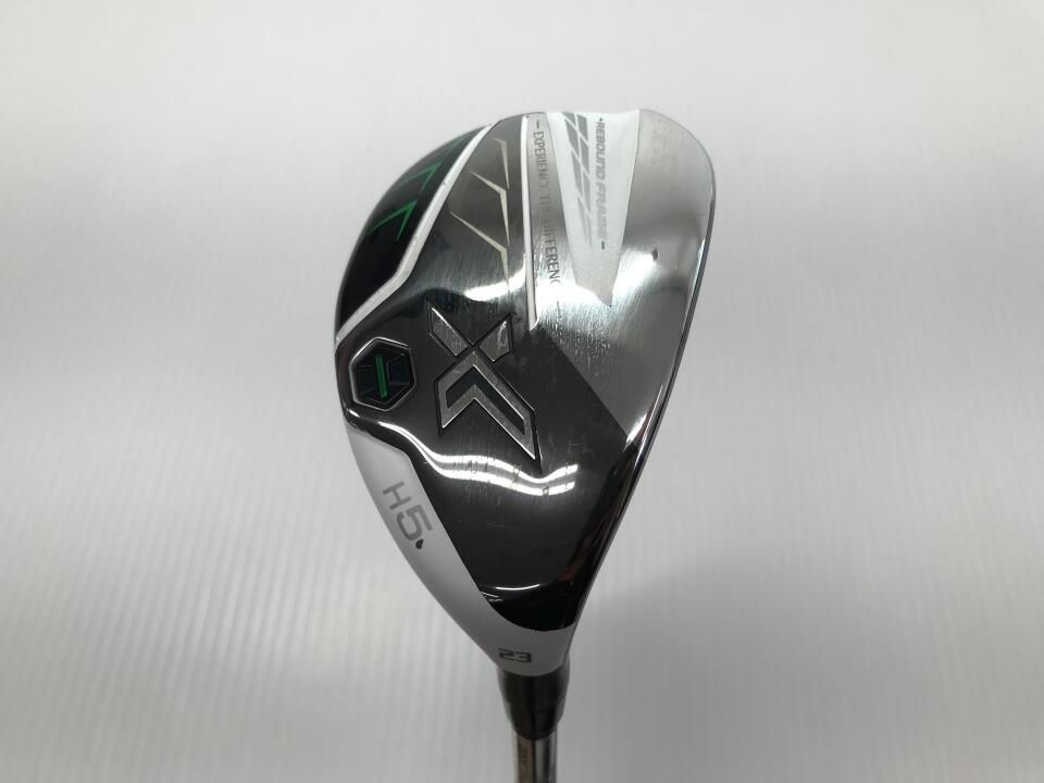 ダンロップ　XXIO X-eks- 2022 ホワイト　23度　Miyazaki AX-2 ホワイト　Sフレックス　ユーティリティ　中古【最短即日発送】