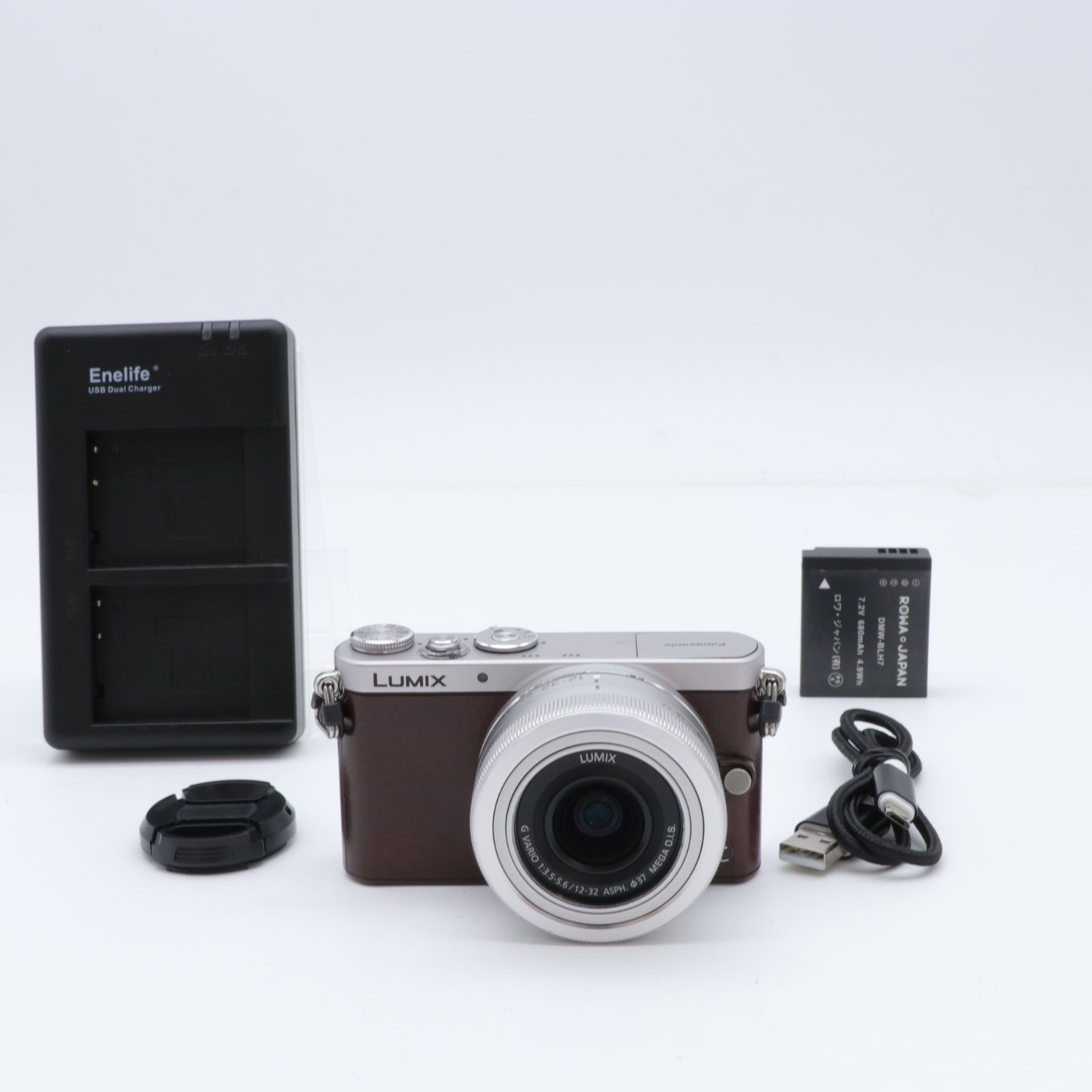 パナソニック　LUMIX DMC-GM1S ブラウン レンズ4本セット 送料無料】【並品】GM1S レンズキット ブラウン - メルカリ