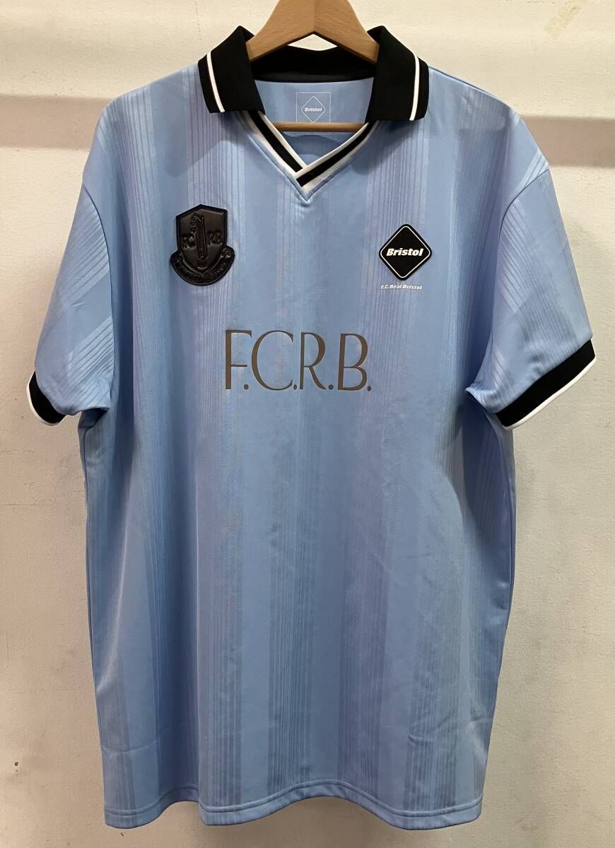 F.C.R.B.(F.C.Real Bristol) エフシーレアルブリストル 半袖Tシャツ EXHIBITION SS GAME SHIRT DCRB-252005 ライトブルー サイズL