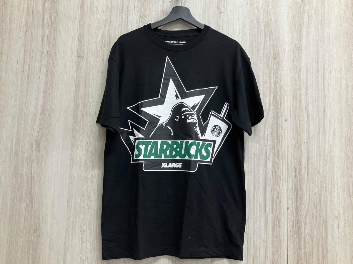 X-LARGE エクストララージ 半袖Tシャツ STARBUCKS ブラック