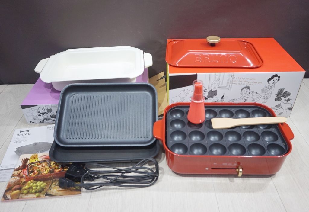 BRUNO コンパクトホットプレート BOE021 + セラミックコート鍋 BOE021-NABE 7,546円