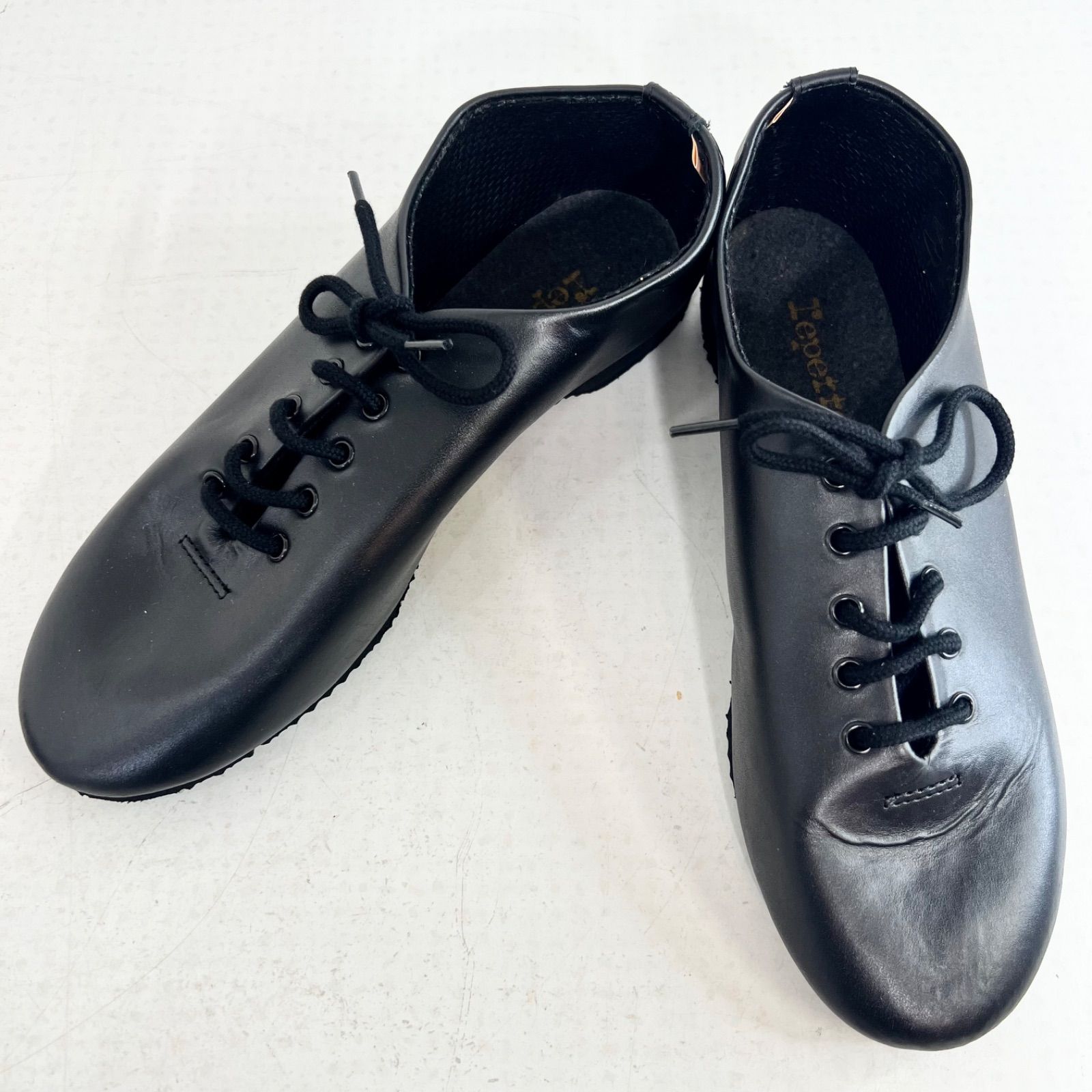 【ギャランティ付き】repetto レペット JAZZ ジャズ ダンスシューズ サイズ36 (22.5〜23cm) 革靴 レザー 牛革 ブラック