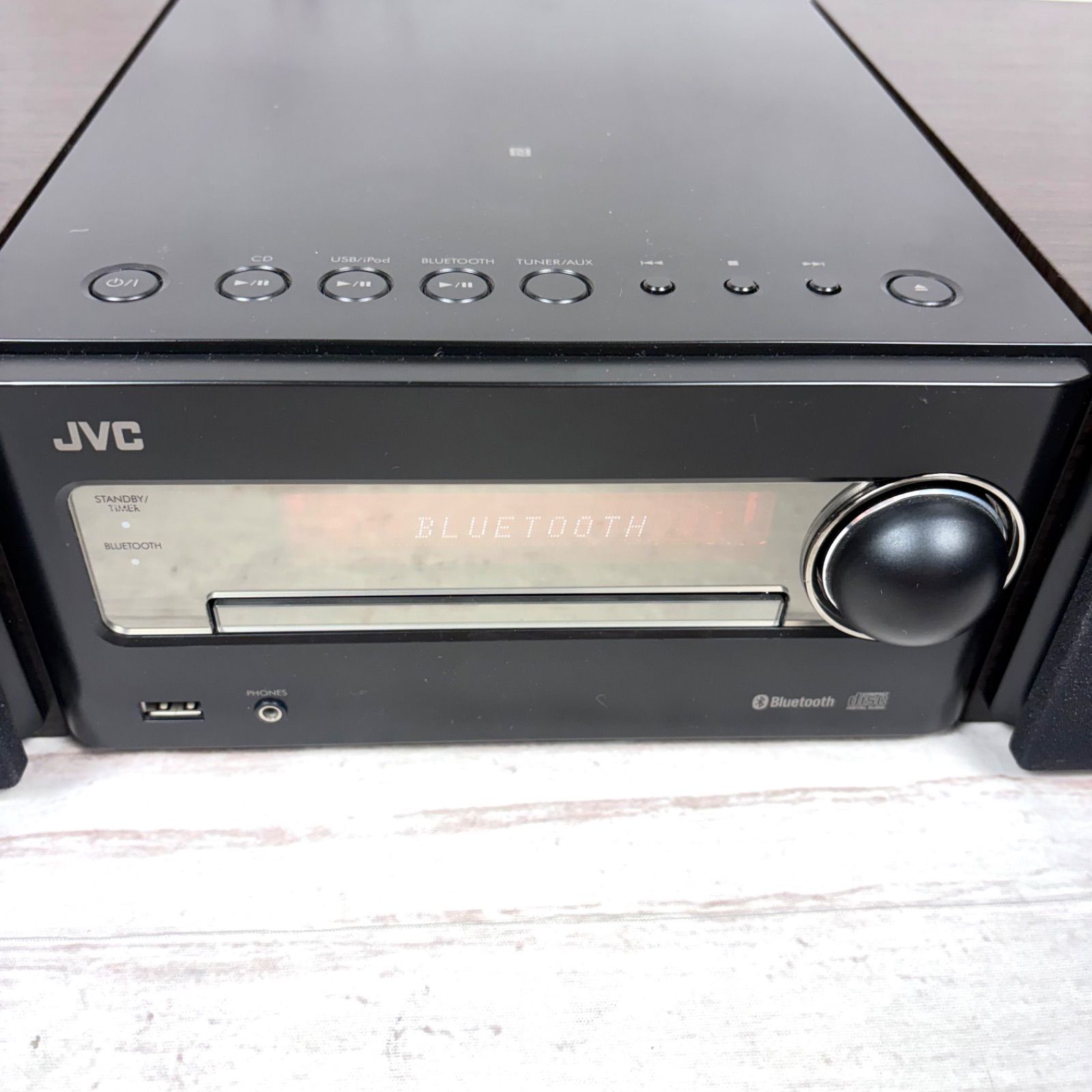JVC CA-EXS5 ケンウッド Bluetooth 対応 ウッドコーン ミニコンポ (訳