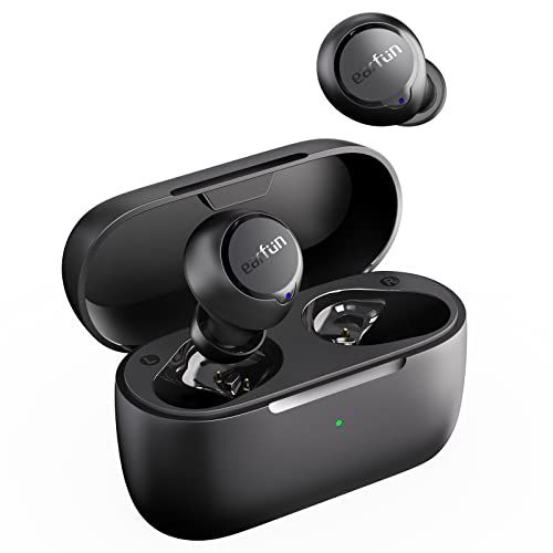 【VGP 2023金賞】EarFun Free 2S Bluetooth 5.2ワイヤレスイヤホン/ 重低音/4マイクでクリア通話/ 7mm複合膜ダイナミックドライバー/ 超低遅延モード/専用アプリ対応/ワイヤレス充電/ 最大30時間再生/IPX7防水