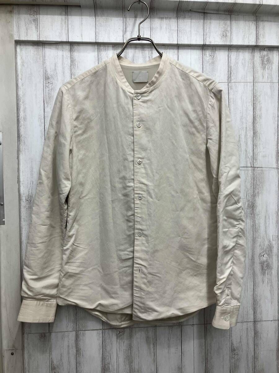 山内／長袖シャツ/16s41コットンリネンベージュ