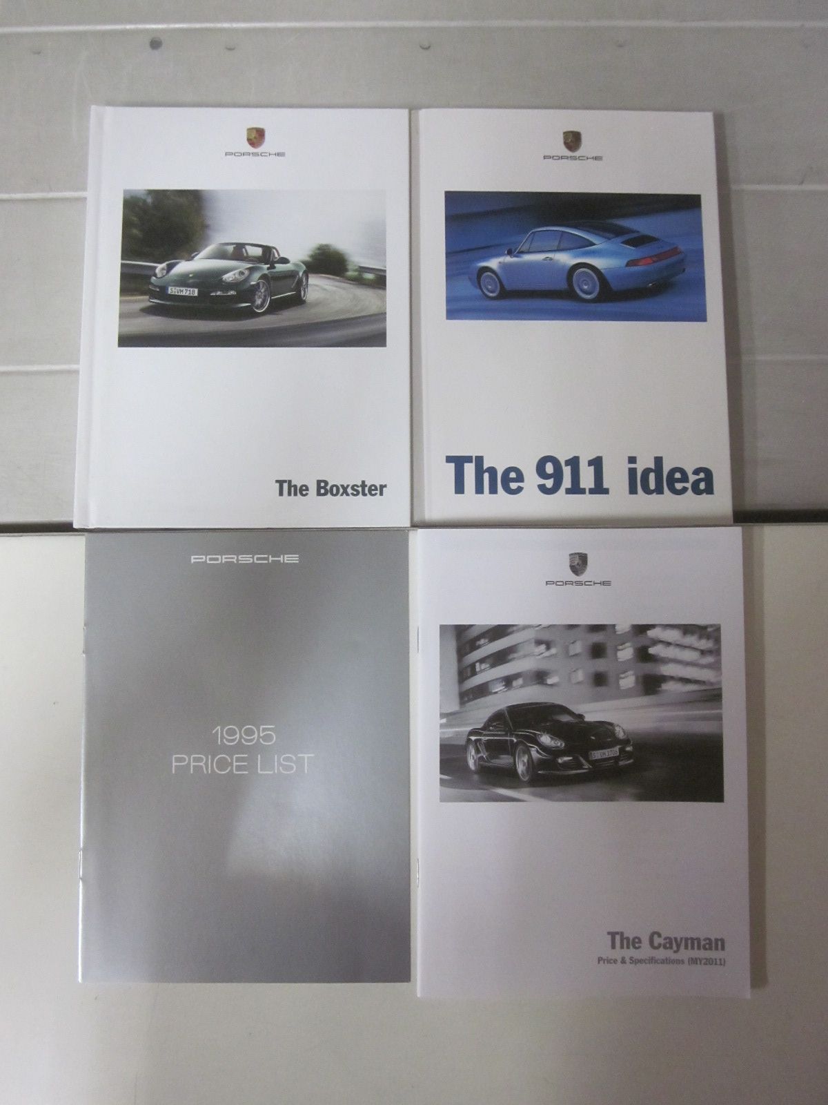 X7656ま ポルシェ カタログセット The 911 idea、The Boxsterなど