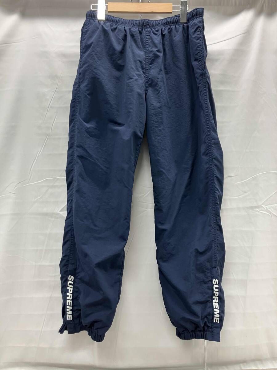 Supreme シュプリーム ロングパンツ warm up pant Sサイズ ダークブルー