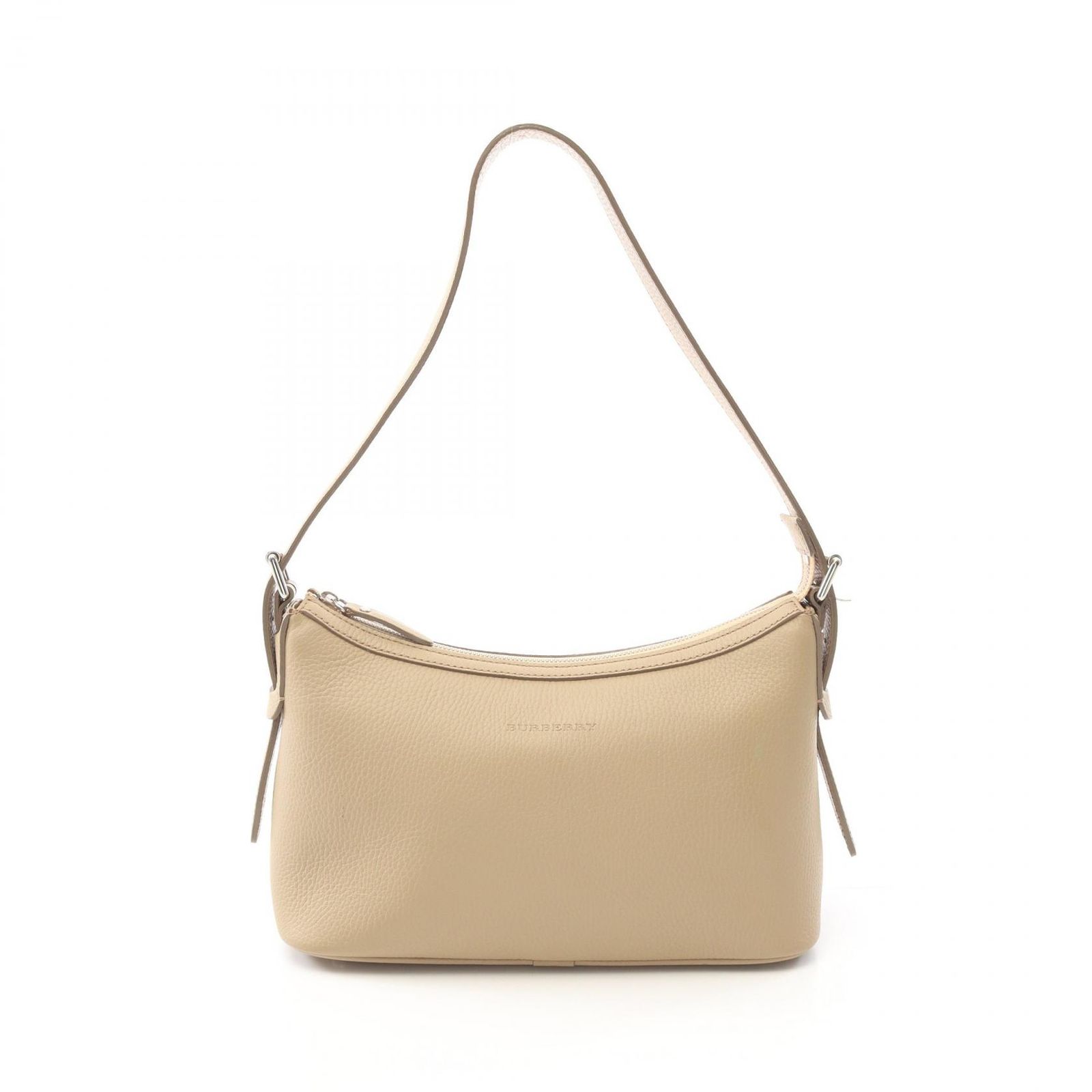 バーバリー BURBERRY ショルダーバッグ ベージュ レザー ワンショルダー レディース Used A