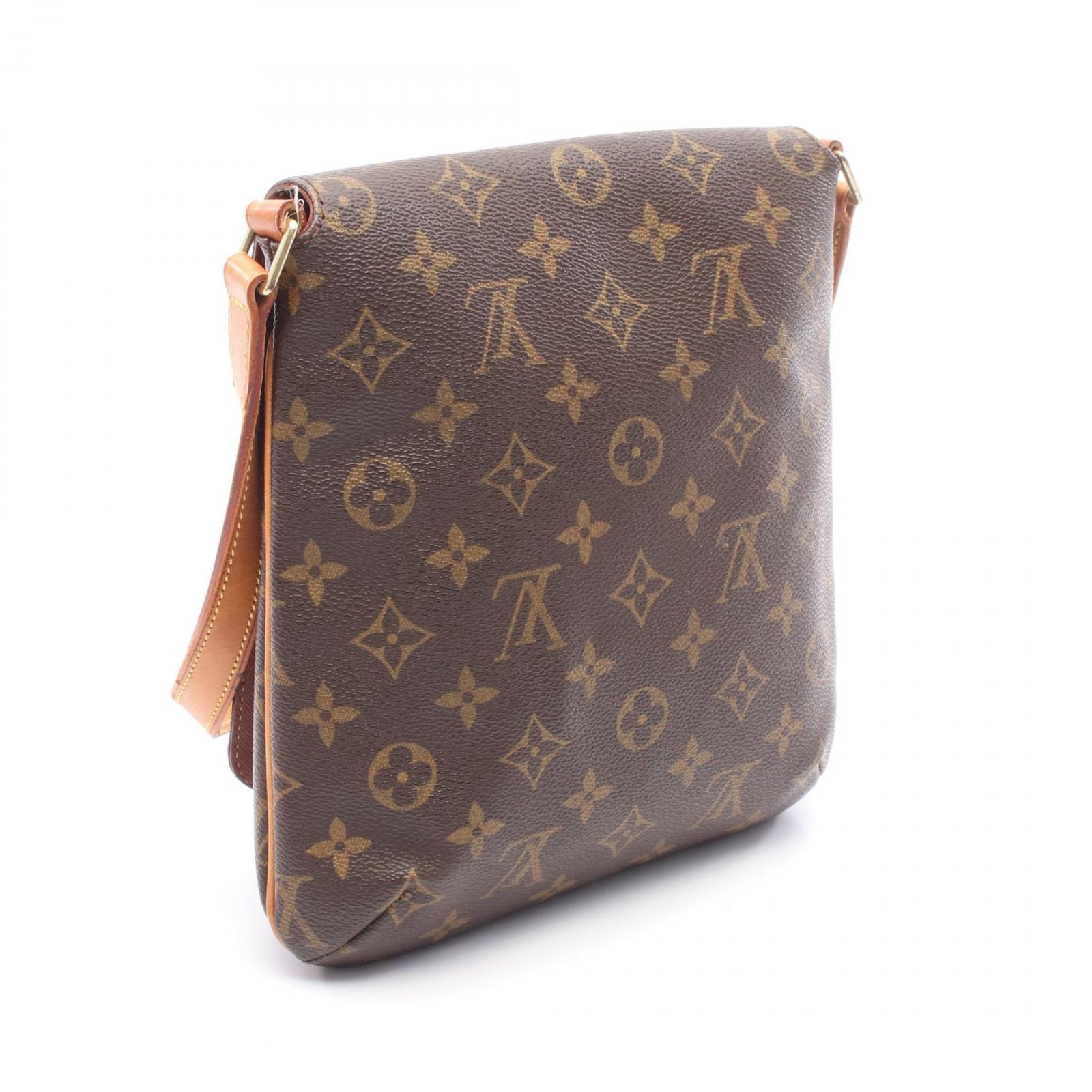 ルイ・ヴィトン LOUIS VUITTON ミュゼットサルサ ロングストラップ ショルダーバッグ バッグ PVCコーティングキャンバス レザー ダミエ エベヌ レディース ブラウン系 N51300 【中古】 LOUIS VUITTON ルイヴィトン/ミュゼット・サルサ・ロングショルダー