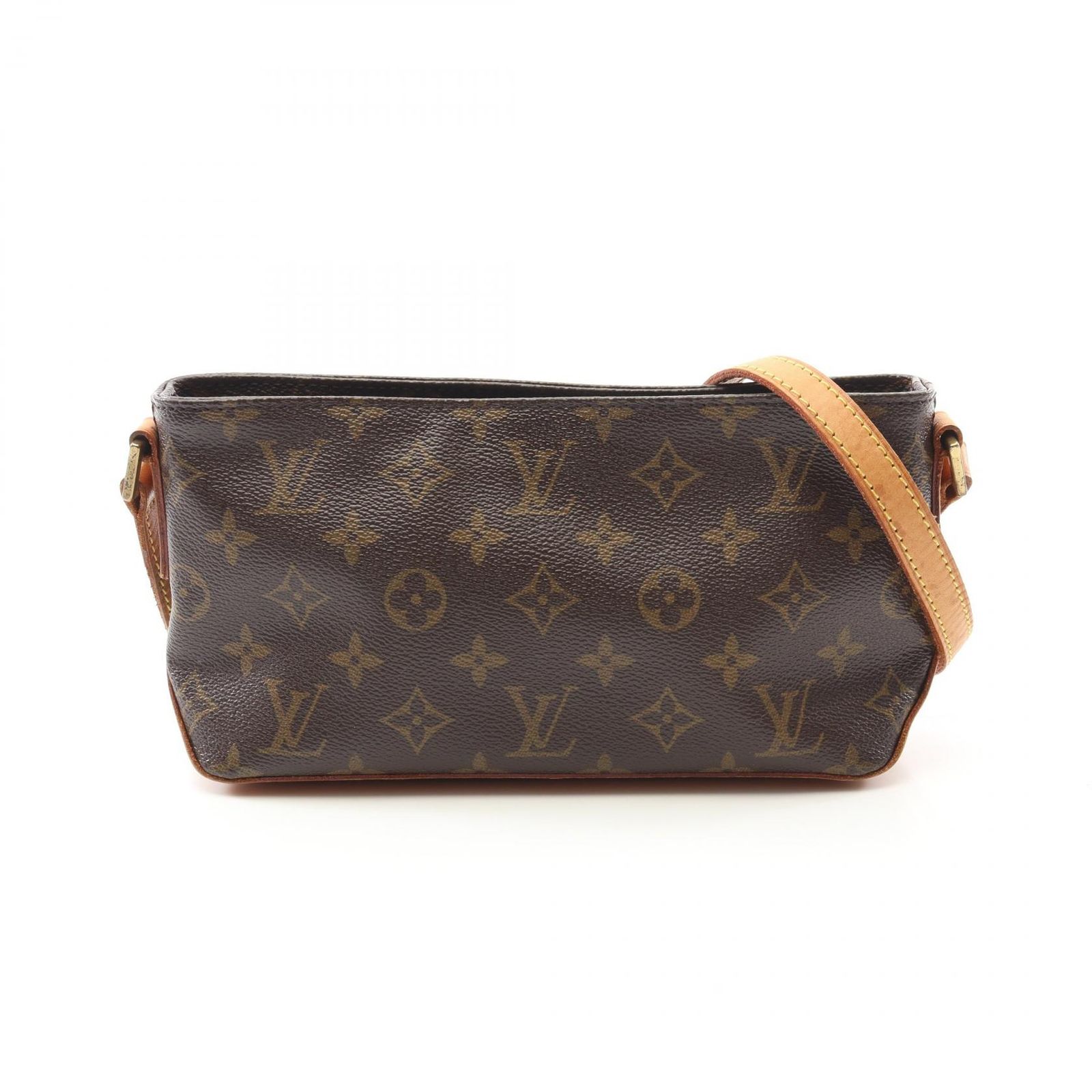 ルイ・ヴィトン LOUIS VUITTON ショルダーバッグ トロター M51240 PVCコーティングキャンバス レザー トロター レディース Used B