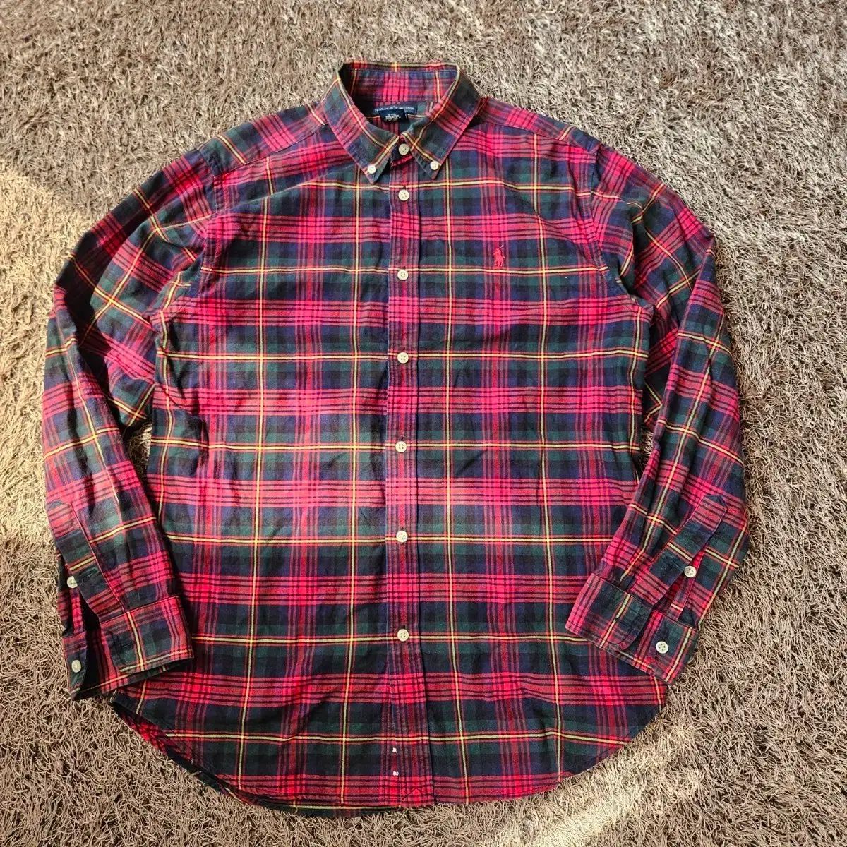 ラルフローレン タータンチェック ボタンダウンシャツ サイズ XL size